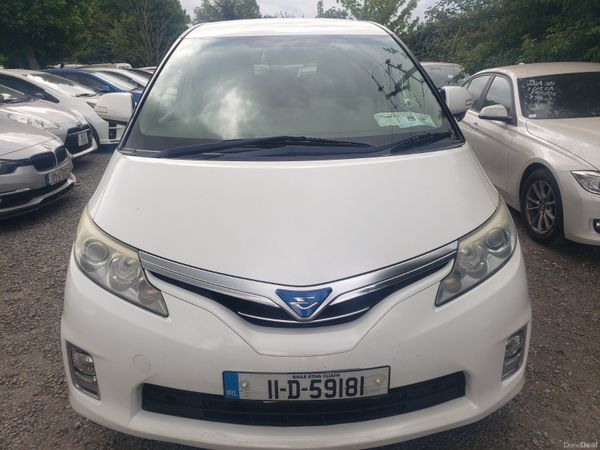 Toyota Estima MPV, Petrol Hybrid, 2011, White
