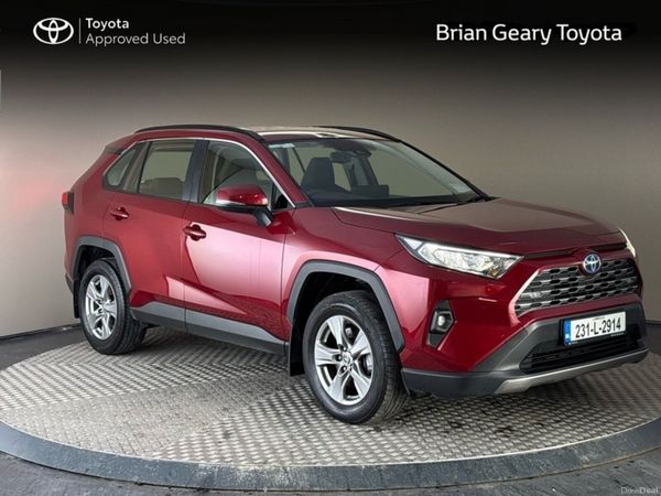 Toyota RAV4 SUV, Petrol Hybrid, 2023, Red