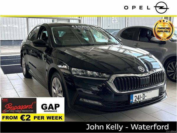 Skoda Octavia Saloon, Petrol Hybrid, 2024, Black