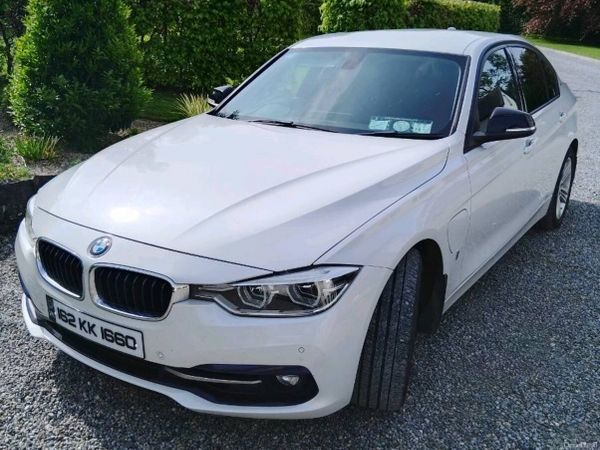 BMW 3-Series Saloon, Petrol Plug-in Hybrid, 2016, White