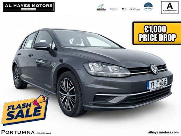 Volkswagen Golf Hatchback, Diesel, 2017, Grey