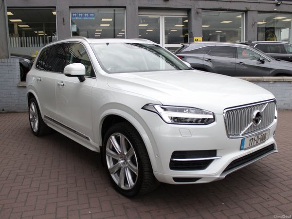 Volvo XC90 MPV, Petrol Plug-in Hybrid, 2017, White