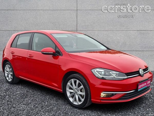 Volkswagen Golf Hatchback, Petrol, 2018, Red