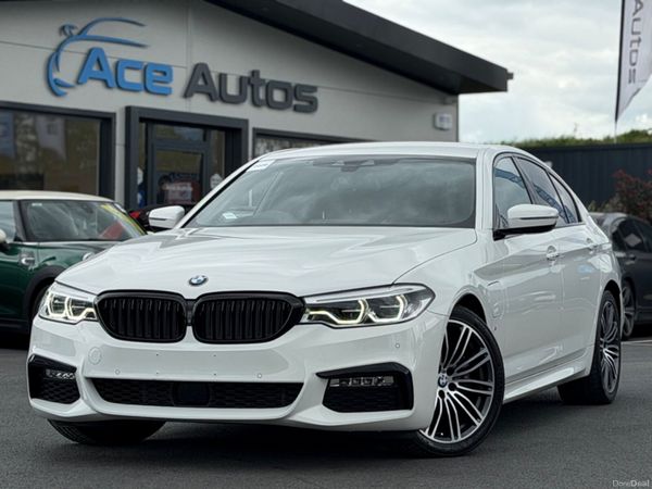 BMW 5-Series Saloon, Petrol Plug-in Hybrid, 2018, White