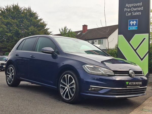 Volkswagen Golf Hatchback, Petrol, 2020, Blue
