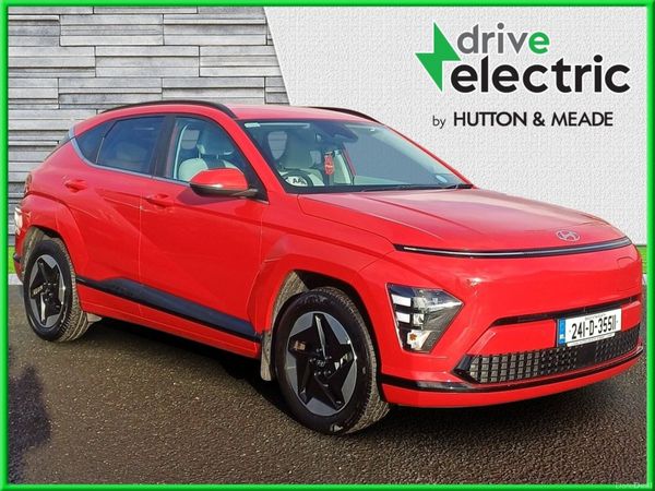 Hyundai KONA SUV, Electric, 2024, Red