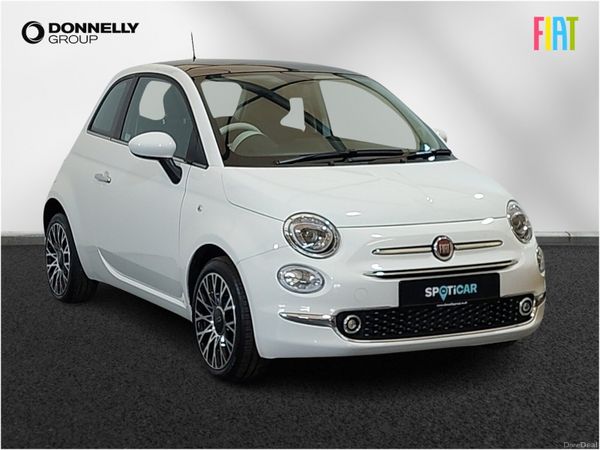 Fiat 500 Hatchback, Petrol, 2024, White