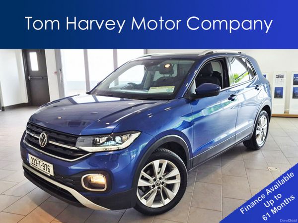 Volkswagen T-Cross SUV, Petrol, 2022, Blue