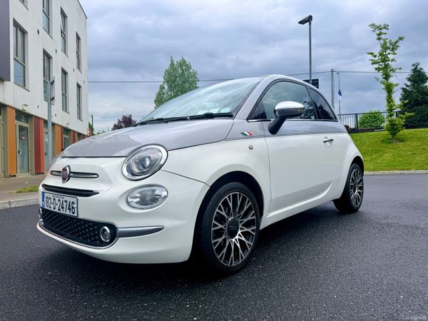 Fiat 500 Hatchback, Petrol, 2018, White