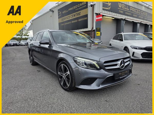 Mercedes-Benz C-Class Estate, Diesel Hybrid, 2020, Grey