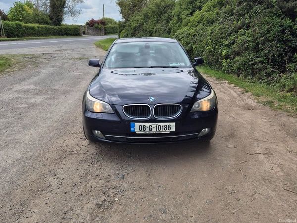 BMW 5-Series Saloon, Diesel, 2008, Blue