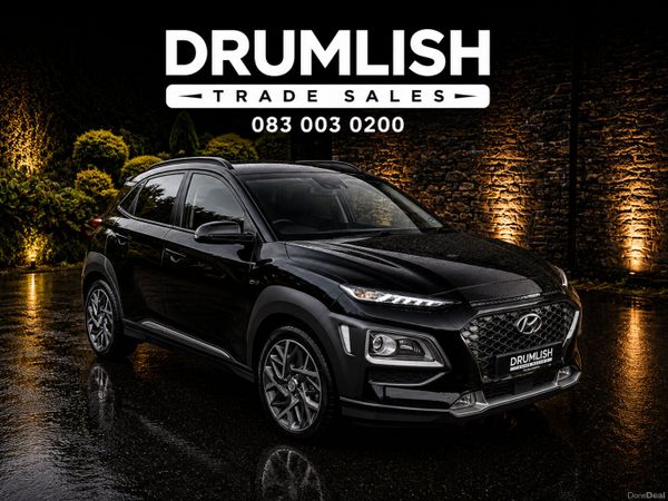 Hyundai KONA Hatchback, Petrol Hybrid, 2020, Black