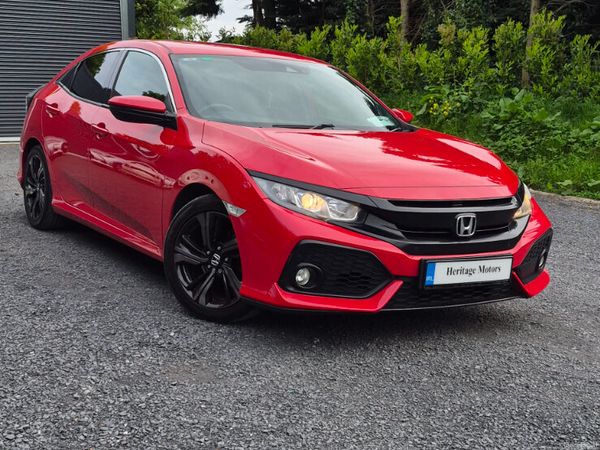 Honda Civic Hatchback, Petrol, 2018, Red