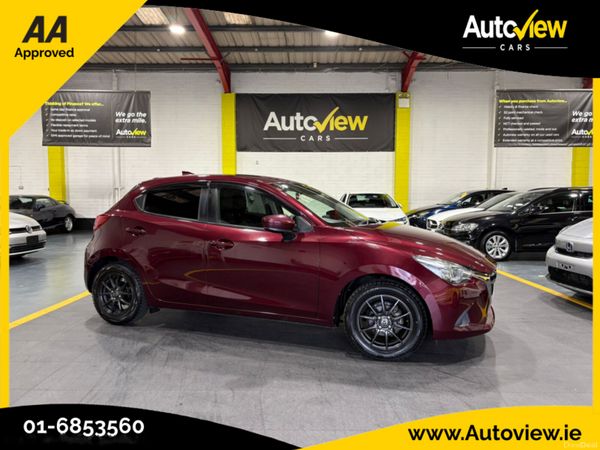 Mazda Demio Hatchback, Petrol, 2017, Red