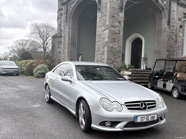 Mercedes-Benz CLK Coupe, Petrol, 2007, Silver