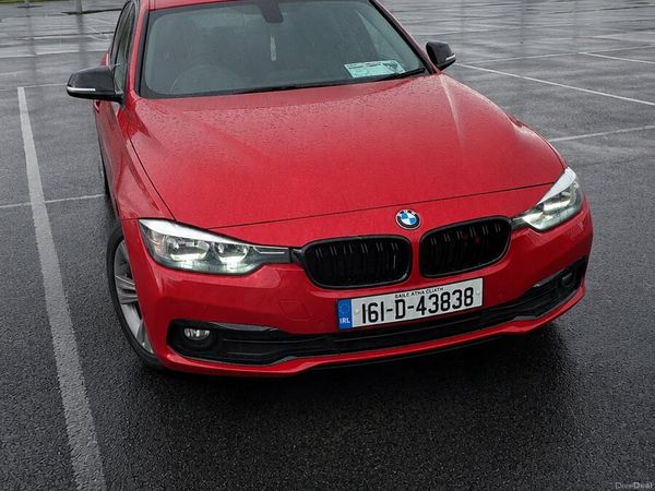 BMW 3-Series Saloon, Diesel, 2016, Red