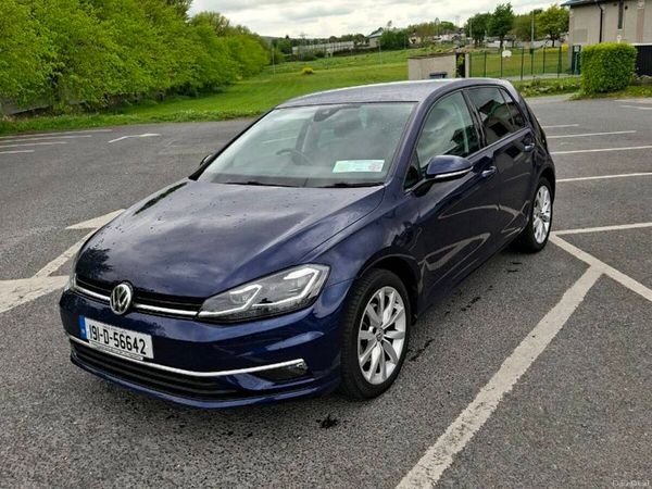 Volkswagen Golf Hatchback, Petrol, 2019, Blue
