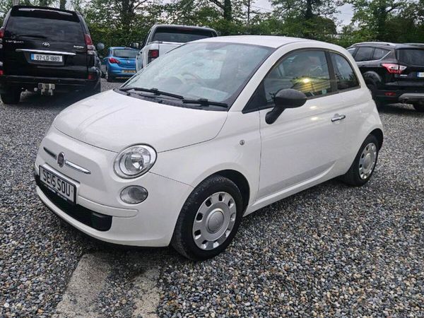 Fiat 500 Hatchback, Petrol, 2015, White