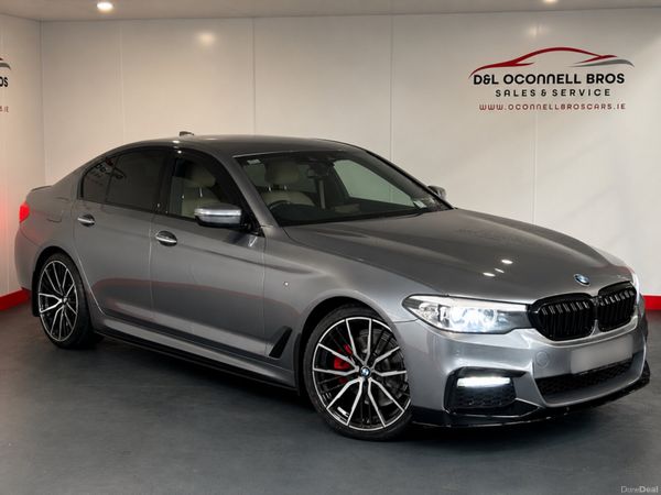 BMW 5-Series Saloon, Diesel, 2017, Blue