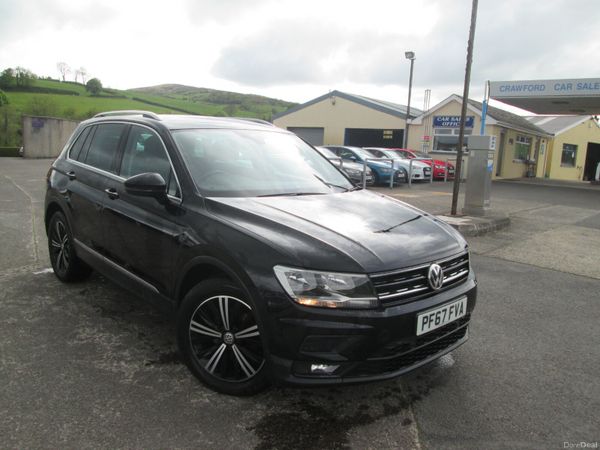 Volkswagen Tiguan SUV, Diesel, 2018, Black