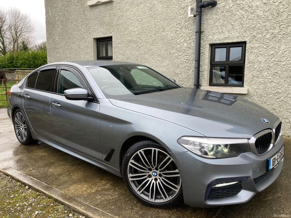 BMW 5-Series Saloon, Diesel, 2018, Blue
