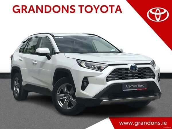Toyota RAV4 SUV, Petrol Hybrid, 2023, White