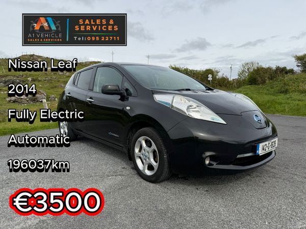 Nissan Leaf Hatchback, Electric, 2014, Black