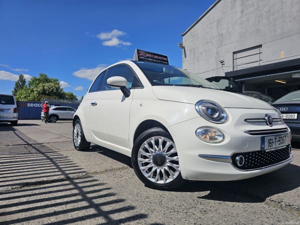 Fiat 500 Hatchback, Petrol, 2016, White