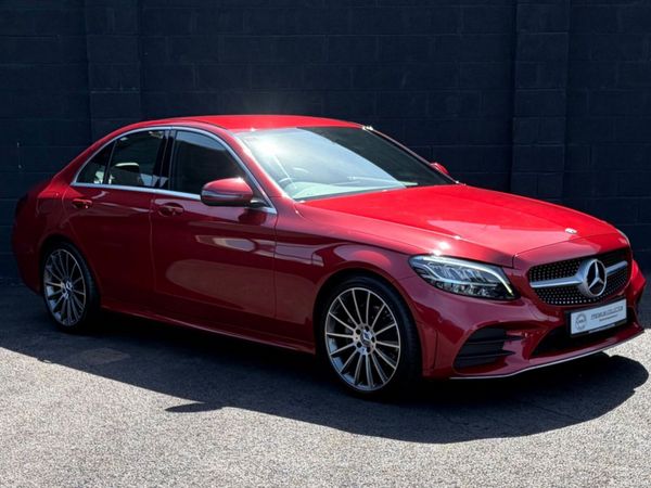 Mercedes-Benz C-Class Saloon, Diesel, 2019, Red