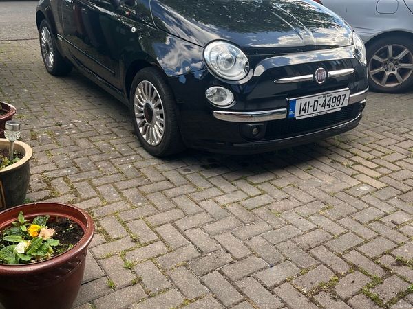 Fiat 500 Hatchback, Petrol, 2014, Black