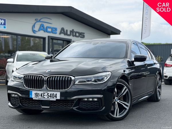 BMW 7-Series Saloon, Petrol Hybrid, 2019, Black