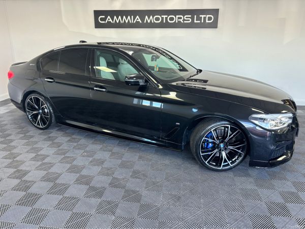 BMW 5-Series Saloon, Petrol Plug-in Hybrid, 2019, Black