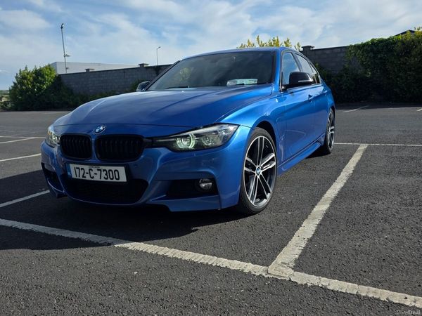 BMW 3-Series Saloon, Petrol Plug-in Hybrid, 2017, Blue