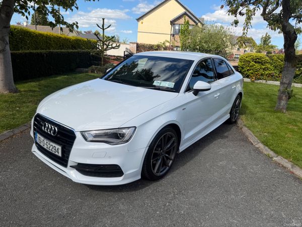 Audi A3 Saloon, Petrol, 2015, White