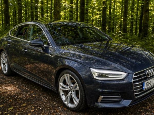 Audi A5 Hatchback, Diesel, 2017, Blue