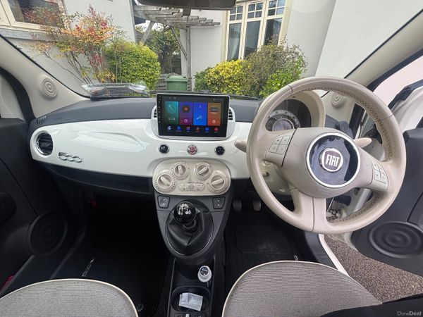 Fiat 500 Hatchback, Petrol, 2015, White