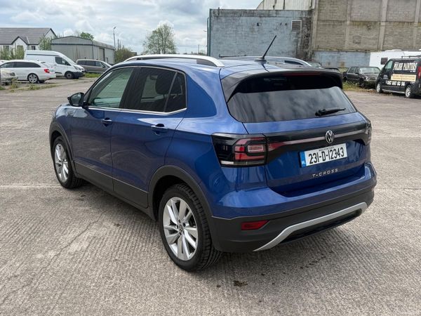 Volkswagen T-Cross Estate/Jeep, Petrol, 2023, Blue