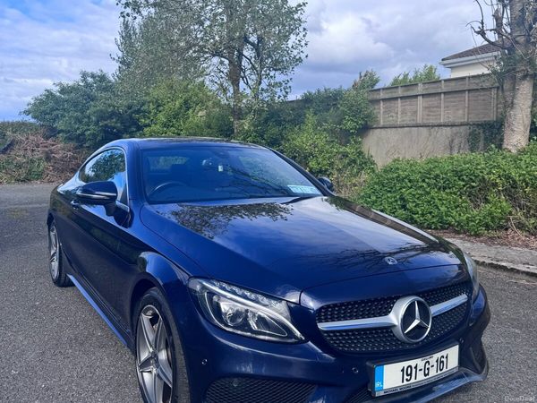 Mercedes-Benz C-Class Coupe, Petrol, 2019, Blue