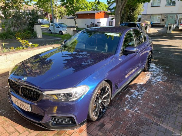 BMW 5-Series Saloon, Diesel, 2017, Blue