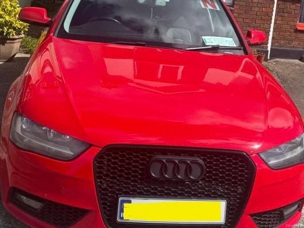 Audi A4 Saloon, Diesel, 2013, Red