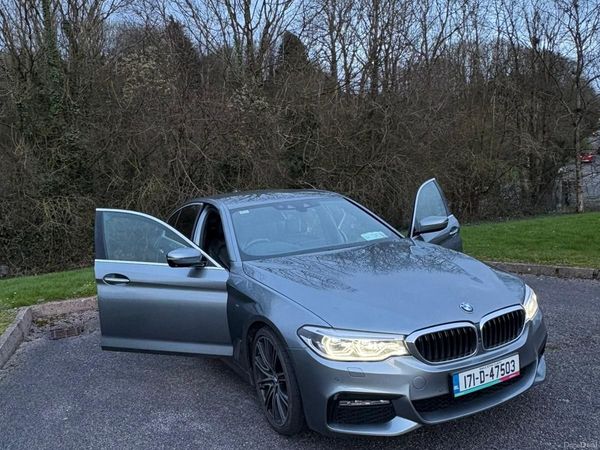 BMW 5-Series Saloon, Diesel, 2017, Blue
