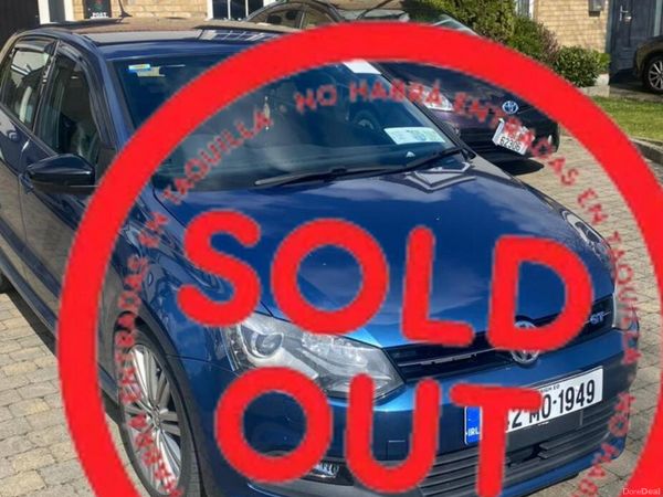 Volkswagen Polo Hatchback, Petrol, 2014, Blue