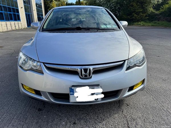 Honda Civic Saloon, Petrol Hybrid, 2007, Silver