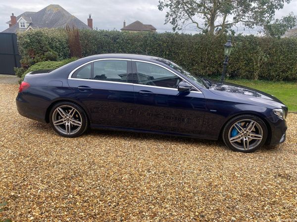 Mercedes-Benz E-Class Saloon, Petrol Plug-in Hybrid, 2018, Blue