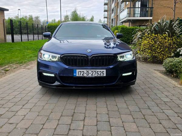 BMW 5-Series Saloon, Petrol Plug-in Hybrid, 2017, Blue