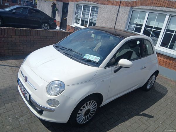 Fiat 500 Hatchback, Petrol, 2013, White