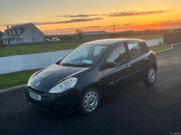 Renault Clio Hatchback, Ethanol Petrol, 2010, Black