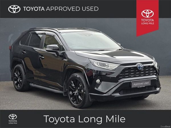 Toyota RAV4 SUV, Petrol Hybrid, 2021, Black