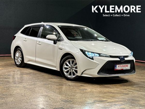 Toyota Corolla Estate, Petrol Hybrid, 2020, White
