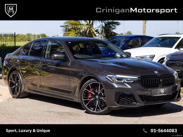 BMW 5-Series Saloon, Petrol Plug-in Hybrid, 2022, Grey
